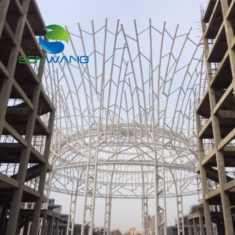 Sports Hall/basketball grid/football Stadium Q345B Prefabricated Structure Steel Customized Light Steel Galvanized Steel grid