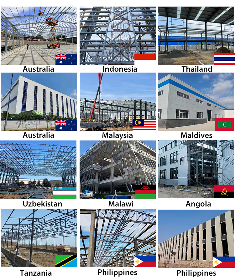 2023 most popular steel structure warehouse workshop metal building for sale