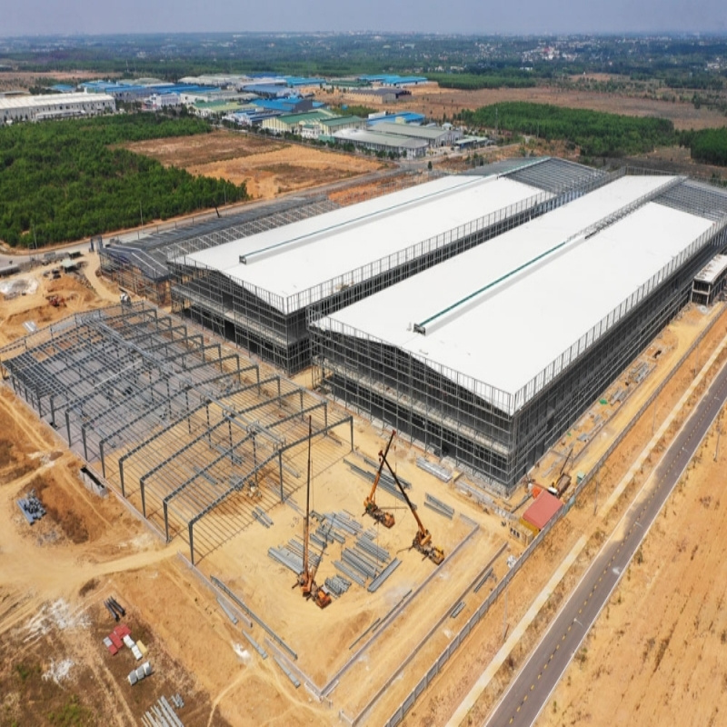 Prefab warehouse steel structure/plant frame steel buildings/prefabricated hangar