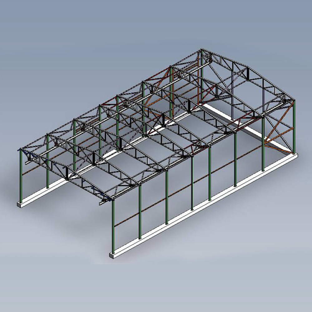 space frame steel structure building for house building construction frame