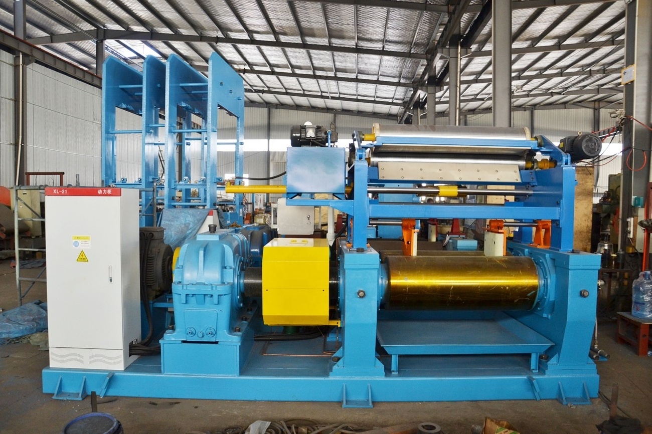 Two Roll Mixing Mill for Mixing Rubber Materials / Rubber Mixing Machine / Rubber Mixer