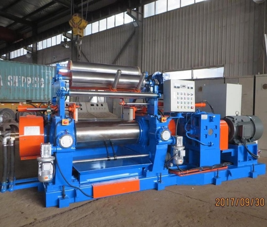 Two Roll Mixing Mill for Mixing Rubber Materials / Rubber Mixing Machine / Rubber Mixer