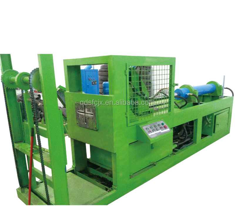 High popular full automatic tire recycle plant / whole tyre production line with whole tire cutter