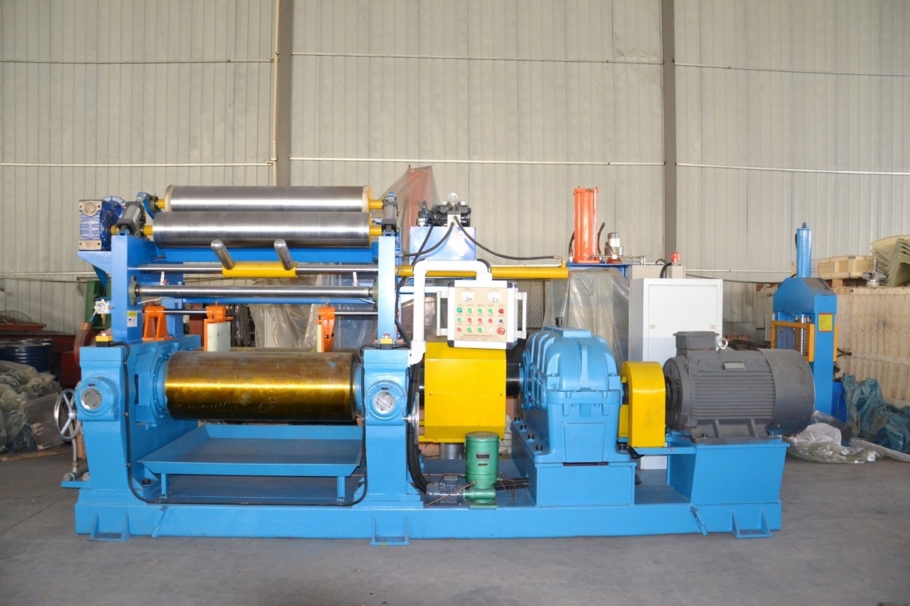 Two Roll Mixing Mill for Mixing Rubber Materials / Rubber Mixing Machine / Rubber Mixer