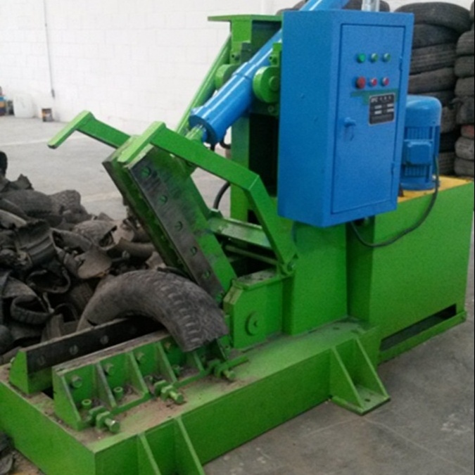 Used Tire Recycling Tyre Cutter Machine