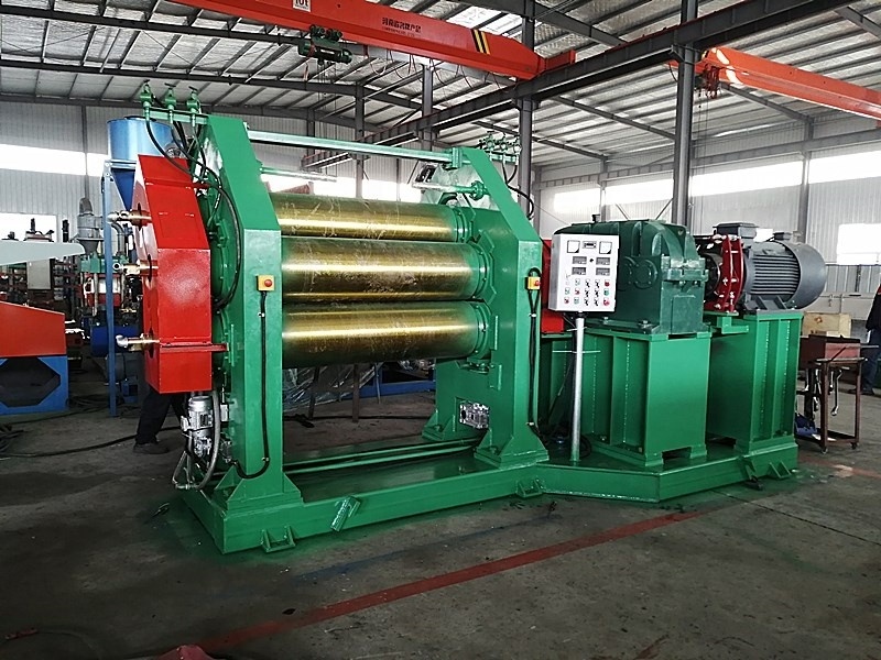 High Accuracy Three Roll Rubber Calender Machine