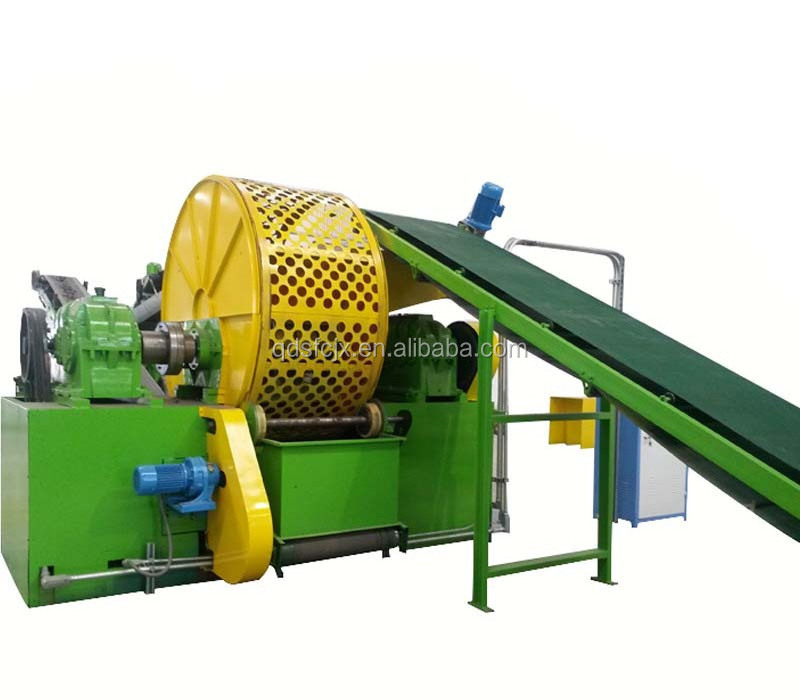 High popular full automatic tire recycle plant / whole tyre production line with whole tire cutter