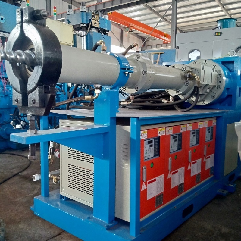 Cold Feed Rubber Extruder Machine / EPDM & Silicone Rubber Extruder