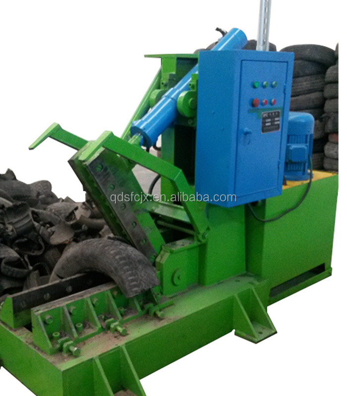 High popular full automatic tire recycle plant / whole tyre production line with whole tire cutter