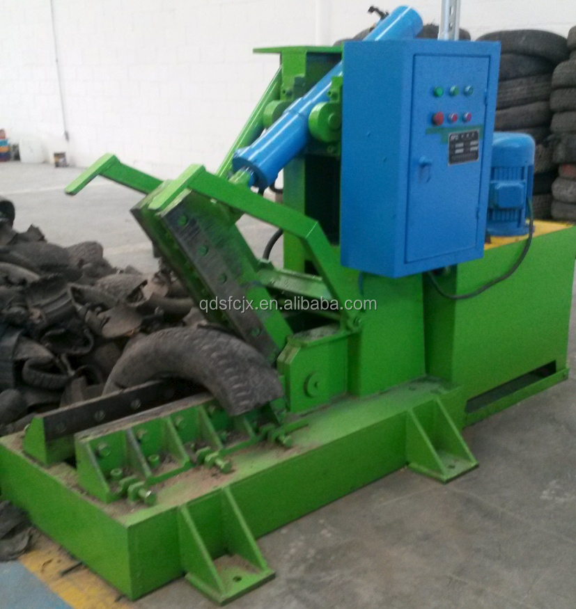 Fully automatic scrap tyre cutting recycle machine for 30 mesh rubber crumb/granule production line