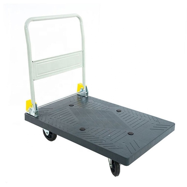 Hot Sale Flatbed Transport Cargo Wagon Warehouse Trolley 150Kg Platform Trolley Garden Cart