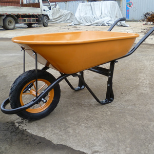 wheelbarrow wb7400 hot sale in South America  trolley  farm equipment wheel barrow WB7400R