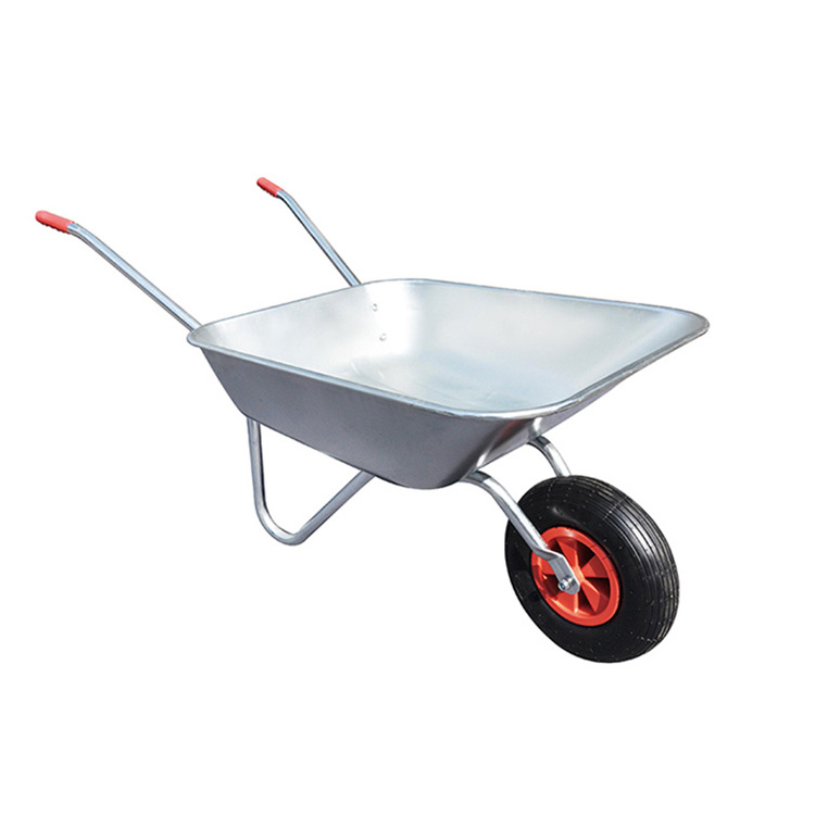 WB5206 Large Capacity 65L Garden Metal Wheelbarrow