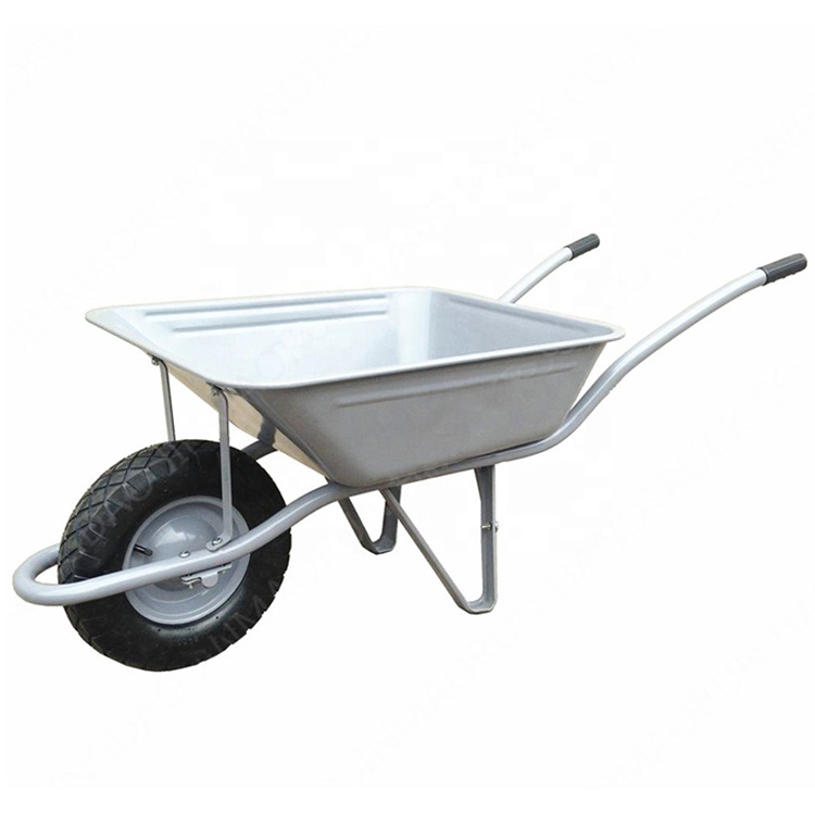 WB5206 Large Capacity 65L Garden Metal Wheelbarrow