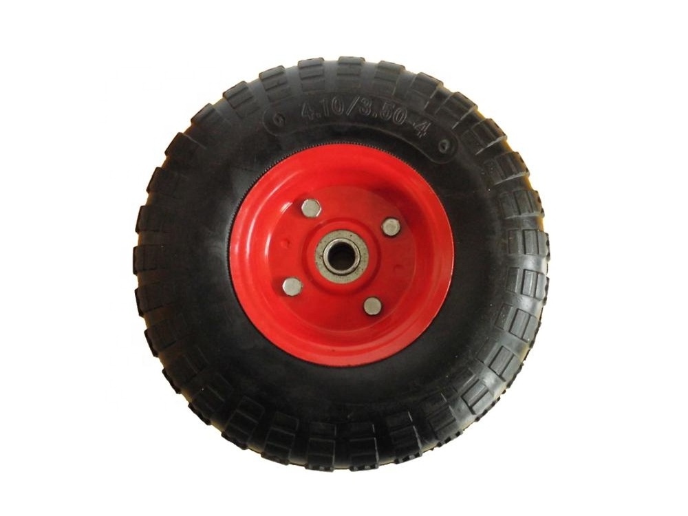 10 inch solid rubber wheels 4.10/3.50-4 for hand truck tyre