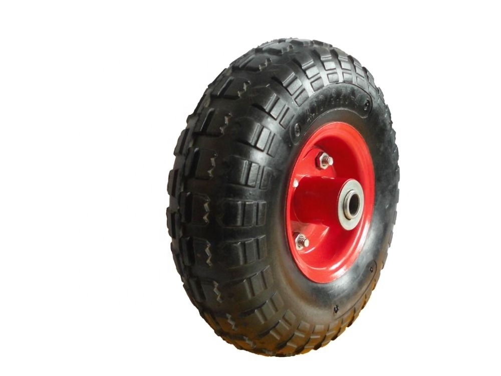 10 inch solid rubber wheels 4.10/3.50-4 for hand truck tyre