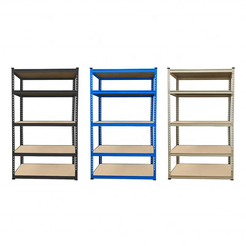 Industrial Steel Garage Warehouse Boltless Metal Rack Shelving Boltless Garage Storage Stacking Rack Shelves Storage Shelf Rack