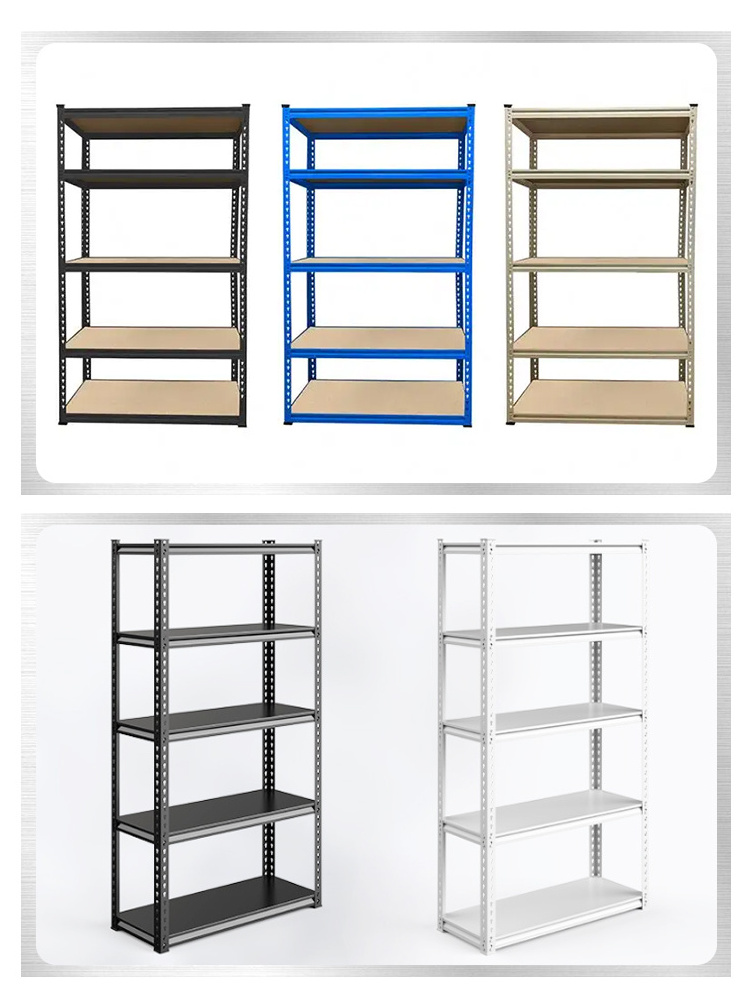 Heavy Duty 5 Metal Shelving Rack Boltless Adjustable Metal Garage Shelving & Storage Racks Shelving Units Display Racks