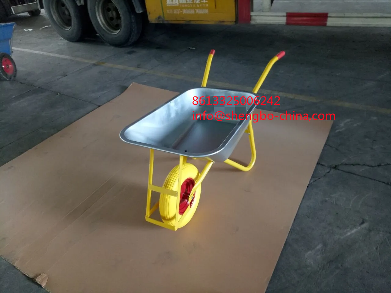 concrete axle wheel barrow standard wheel barrow single wheel for business