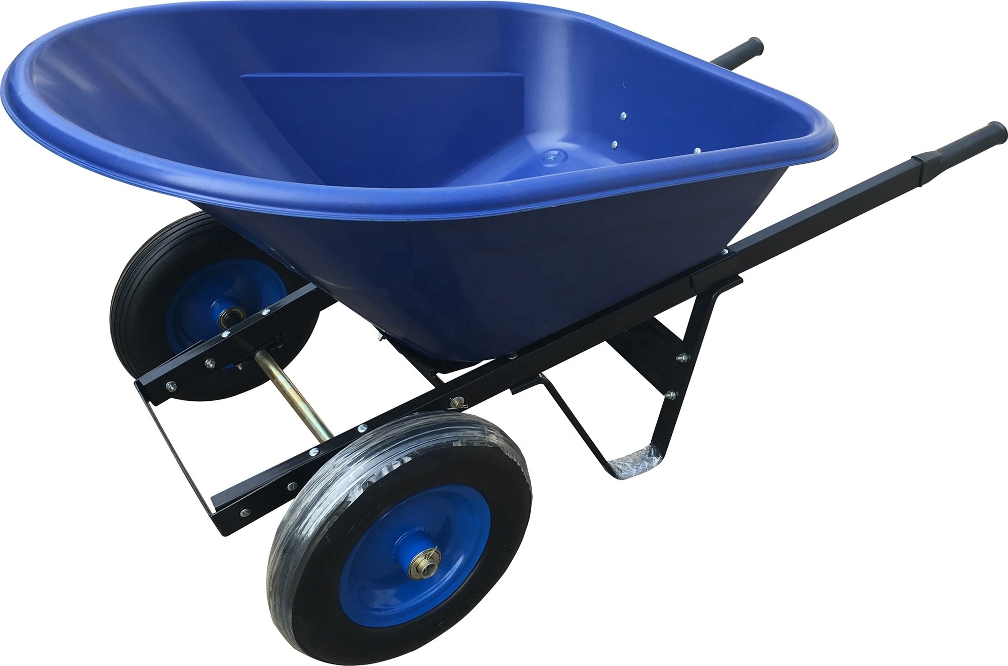 heavy duty wheelbarrow double wheel wheelbarrow industrial wheelbarrow