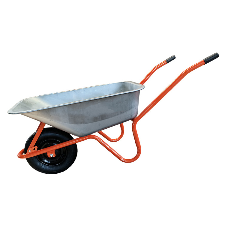 Wheel Barrow For Garden Multifunctional Wheelbarrow Plastic Tray Construction Wheelbarrow