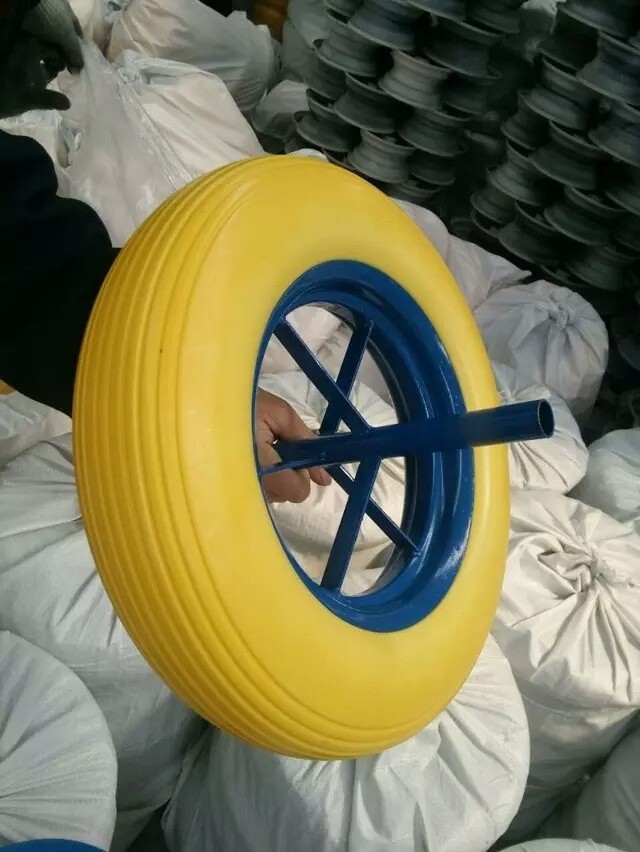 Colorful Pu Foam Wheel Color Pu Foam Wheel Wheelbarrow Tyre