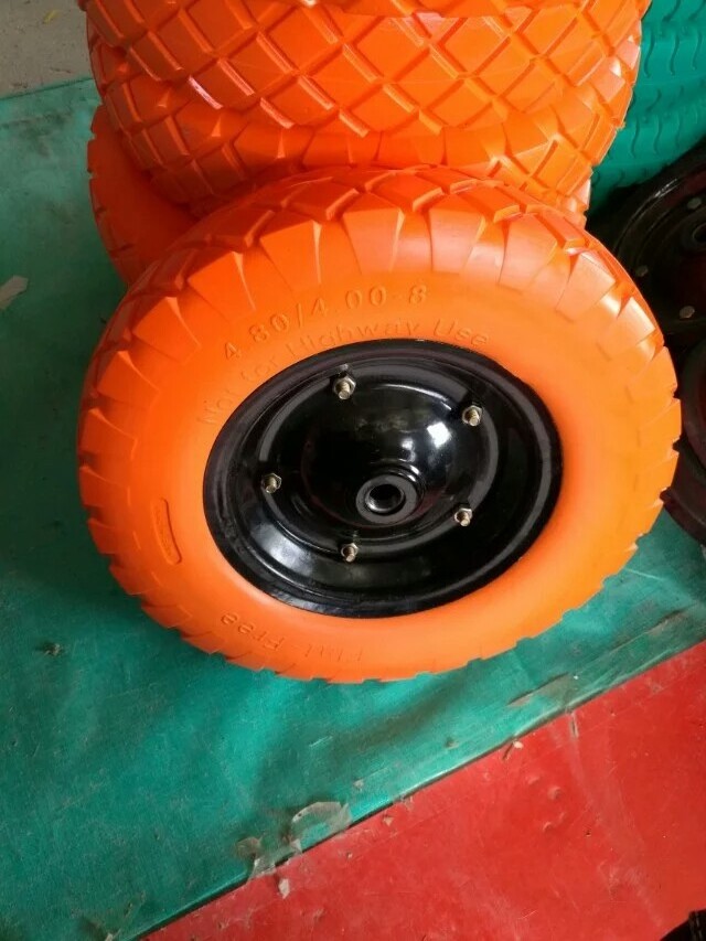 Colorful Pu Foam Wheel Color Pu Foam Wheel Wheelbarrow Tyre