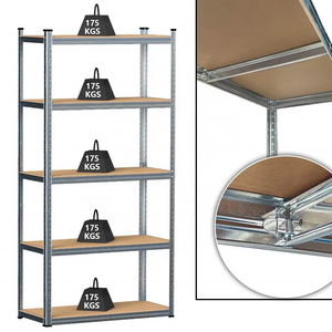 Industrial Storage Angle Steel Shelf Storage Rack Supermarket Shelves