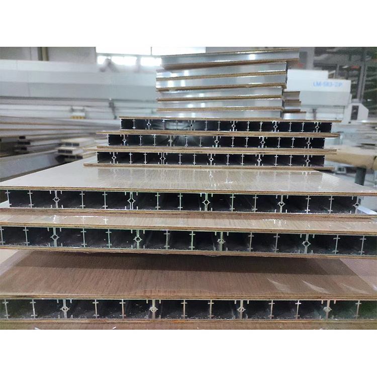 Factory Price Wood Grain Aluminum wood Honeycomb Composite Panel Building Materials for House Construction