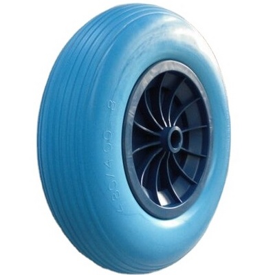 16 inch PU foam wheel 400-8 Puncture Proof Flat Free Wheels and Tires