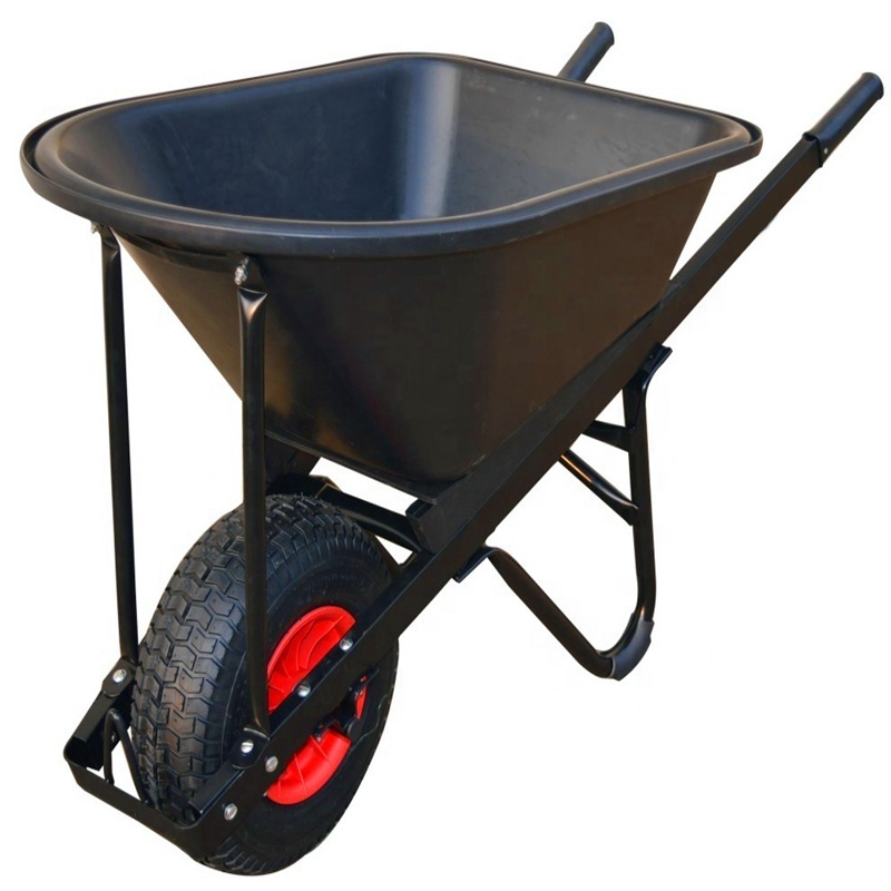 Wheelbarrow Plastic Poly Tray 100L large wheel 6.50--8 for Australia