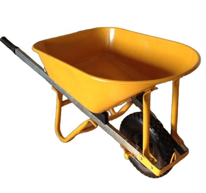 Wheelbarrow Plastic Poly Tray 100L large wheel 6.50--8 for Australia