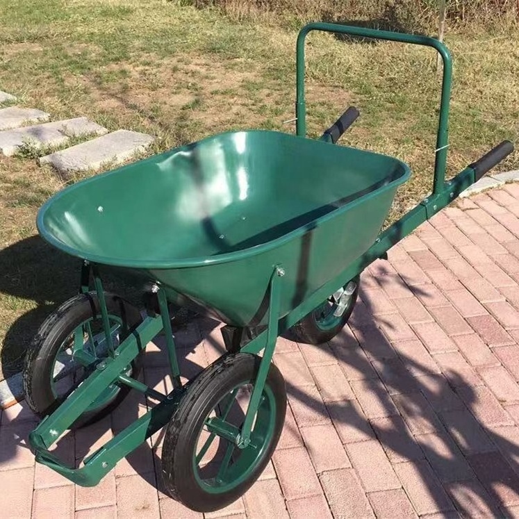 Three wheels wheelbarrow Contractor wheel barrow heavy duty garden construction wheelbarrow