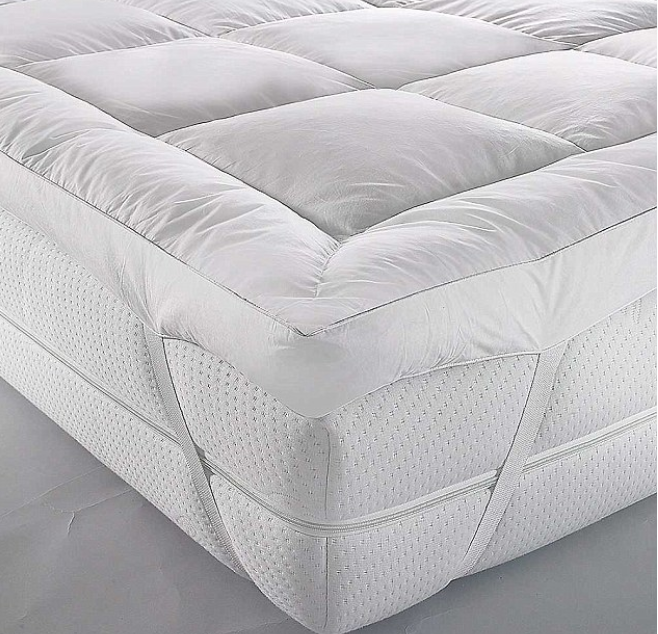 Sweet Home Dreams Thick Mattress Topper, HypoallergenicAlternative Duck Down Pad ,Bed Down Mattress Topper