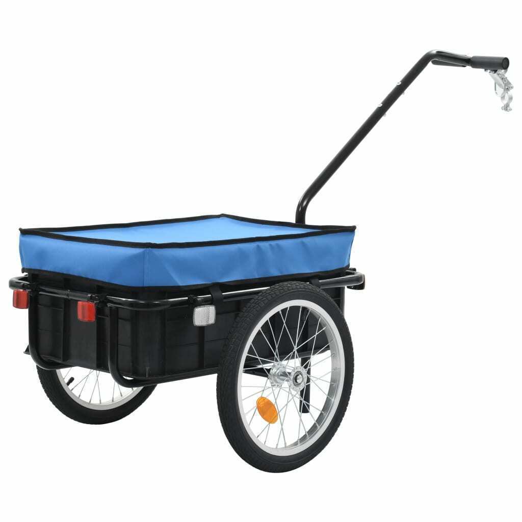 Bike Bicycle Cargo Trailer 50kg Transport Carrier Tow Cart Wagon