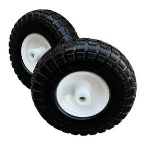 10 inches PU foam wheels for Hand Truck Trolley