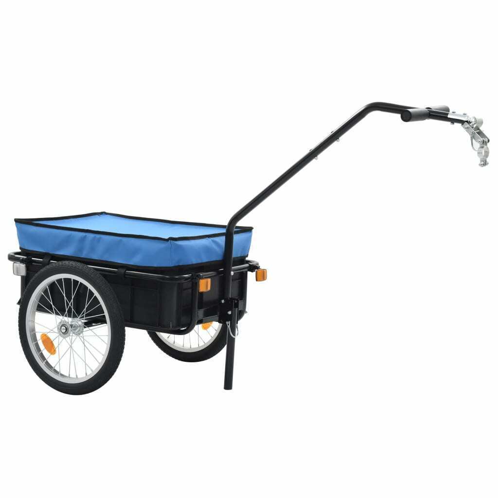 Bike Bicycle Cargo Trailer 50kg Transport Carrier Tow Cart Wagon