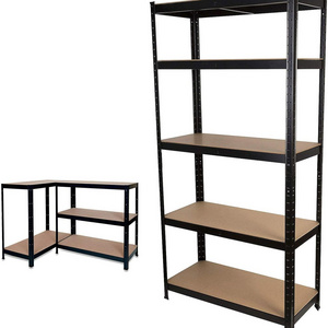 5-Tier Heavy-Duty Steel Garage Storage Shelf Boltless Adjustable Rack for Warehouse Pantry Office Use