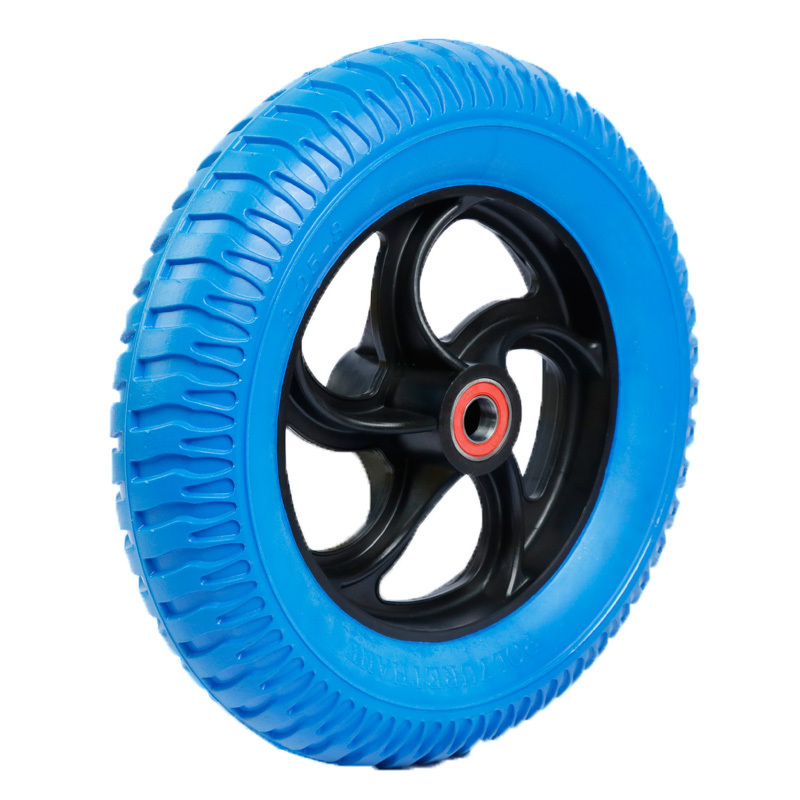 35.6cm Puncture Proof Blue Wheel Size 3.25-8 20mm Axle Boron Resistant Wheelbarrow