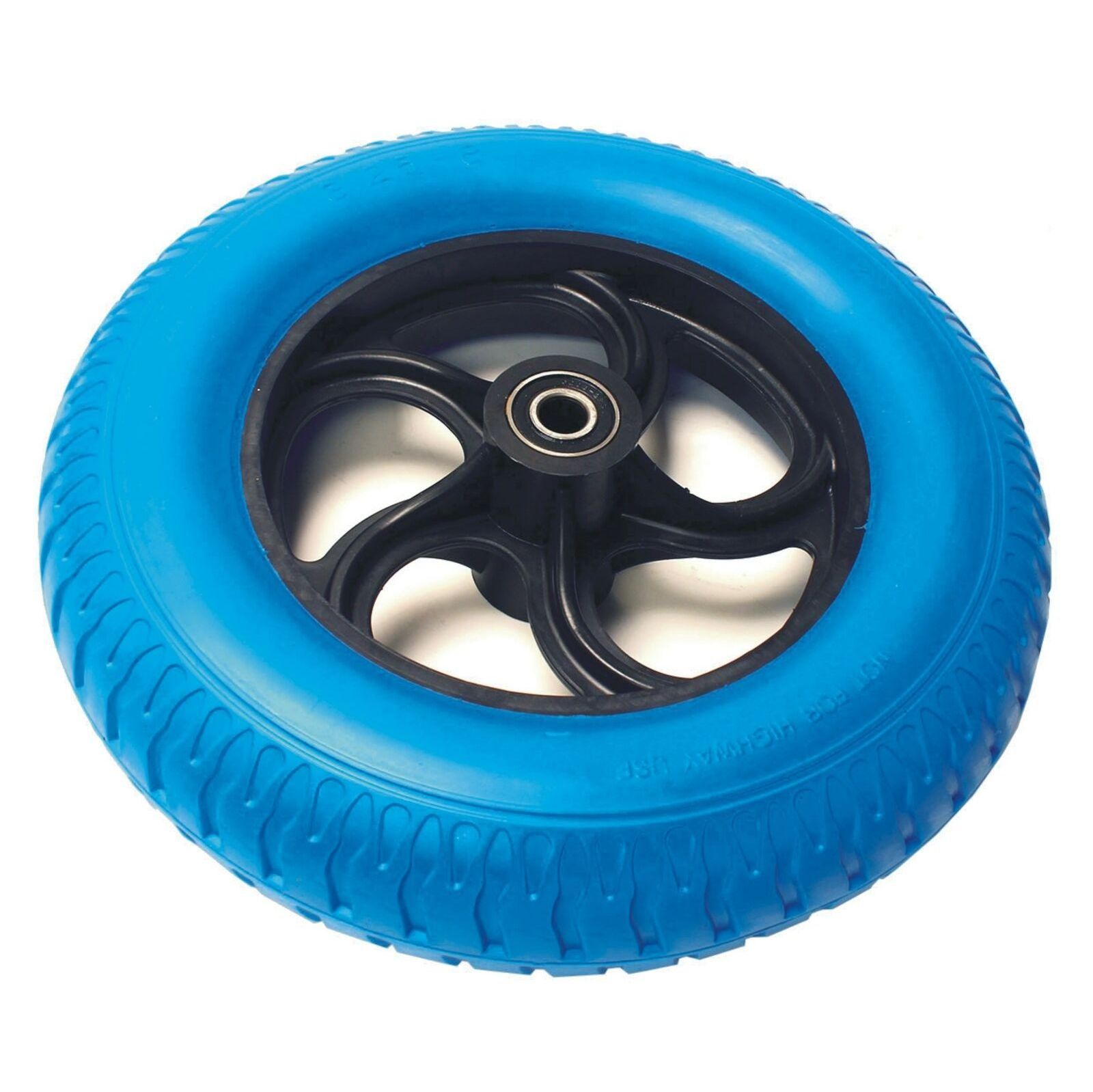 35.6cm Puncture Proof Blue Wheel Size 3.25-8 20mm Axle Boron Resistant Wheelbarrow