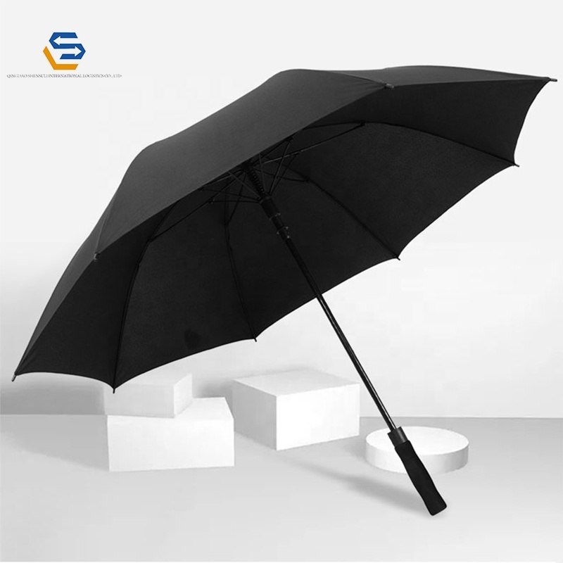 QDshensuli Hot sale umbrella wood china advertising umbrella brown sunshade yellow cane umbrella