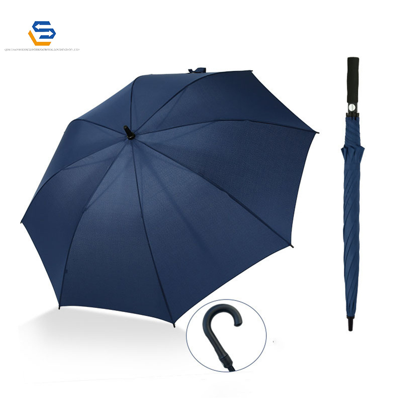 QDshensuli Hot sale umbrella wood china advertising umbrella brown sunshade yellow cane umbrella