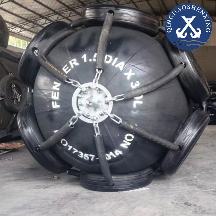 Customized Flange Floating Ship Fender Rubber Fender for  Barge With ISO 9001