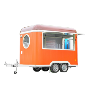 Mobile Cocktail Bar Trailer White Coffee Shop Pizza Dessert Cart Foodtruck Mobile Beer Drink Fast Food Truck For Sale