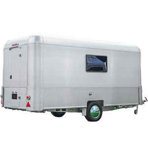 Rv Aluminium Travel Trailers Foods Trucks Remorque Alimentaire Food Truck With Full Kitchen Equipment