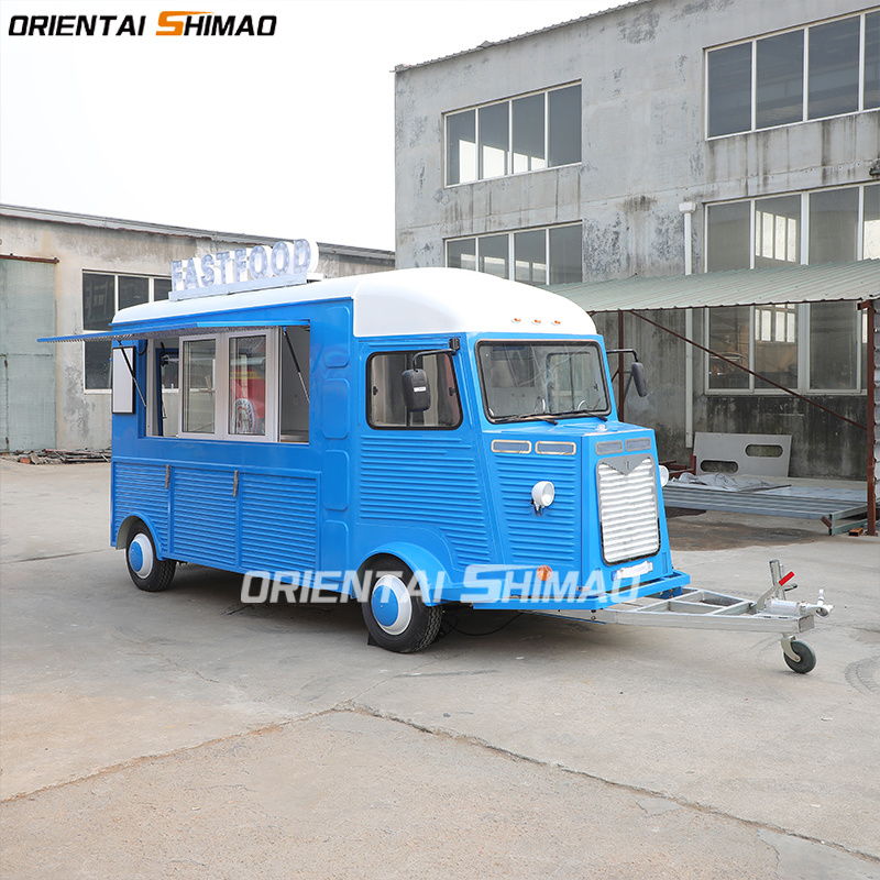 Consession Chinese cheap Modern design mobile vending van electric food truck high quality food truck street food cart