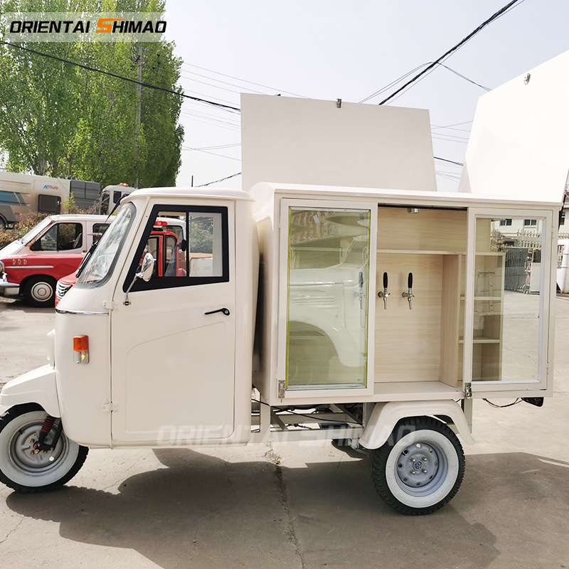 concession ice cream bike wine coffee tricycle 3 wheel ice cream trucks food cart with ce iso certification