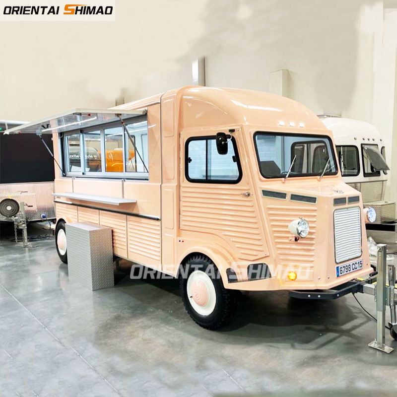 food vending van catering trailer retro electric mobile kitchen moto food canteen trucks for sale food van