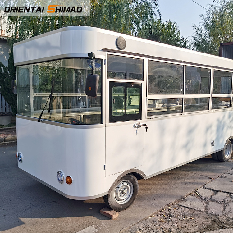 Factory Price Beautiful Top Quality mobile Smart design mobile food bus  for sale