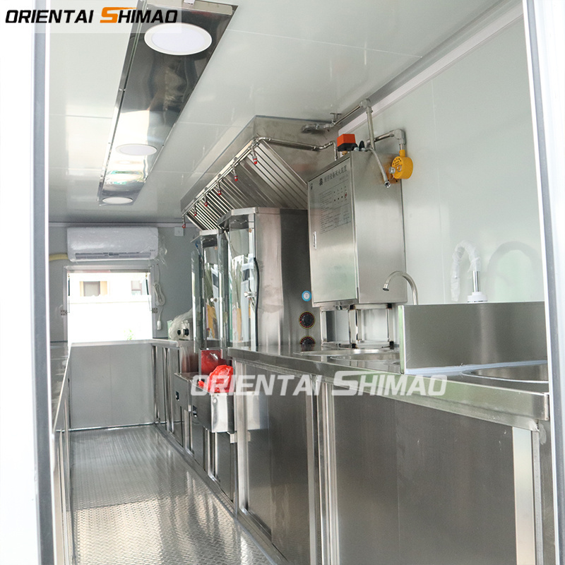 ORIENTAL SHIMAO fast truck taco elektro Street mobile food van ice cream cart coffee trailers for sale made in china